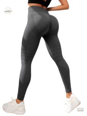 High Waist Seamless Tummy Control Gym Running Leggings Yoga Pants